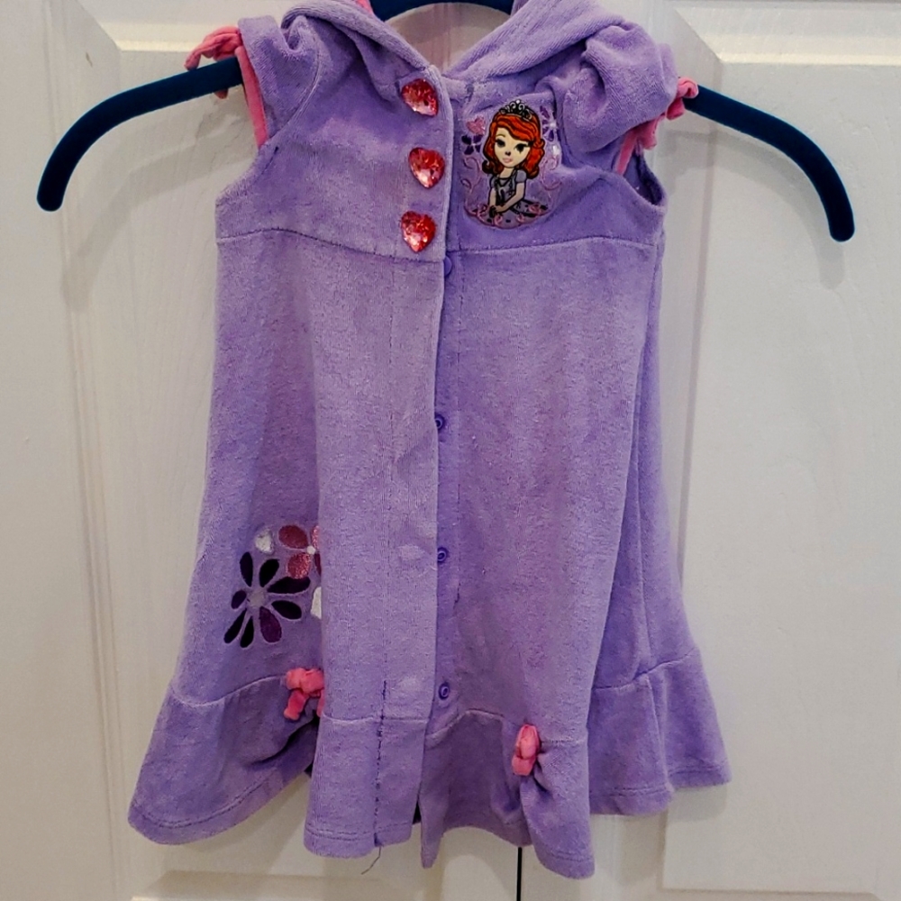 Disney Store Sophia the First swim cover up